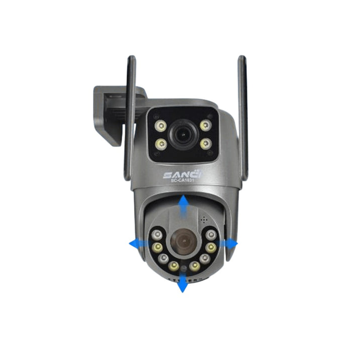 Cámara de Seguridad Wif-Wi Para Exteriores Con Doble Lente