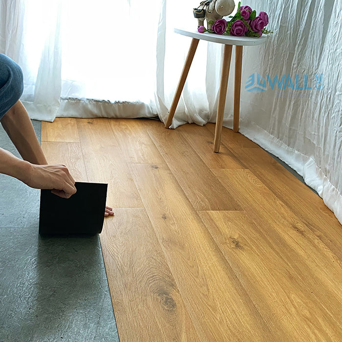 Vinil Para Pisos PVC Adhesivo 15cm x 91.5cm Madera 36 piezas