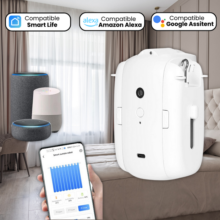 Robot Inteligente Para Cortinas - Tuya Smart Cortinas Automáticas