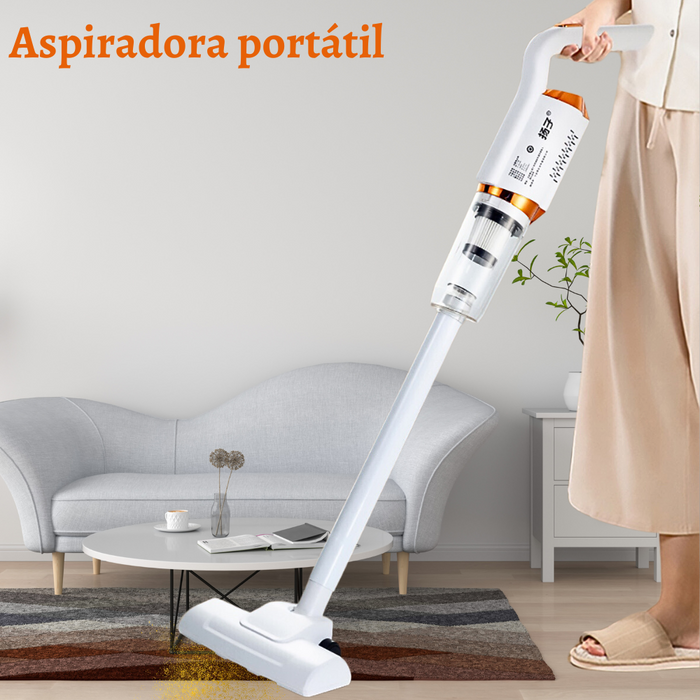 Aspiradora Inalámbrica Alta Potencia 2en1 Multifuncional 120W Recargable