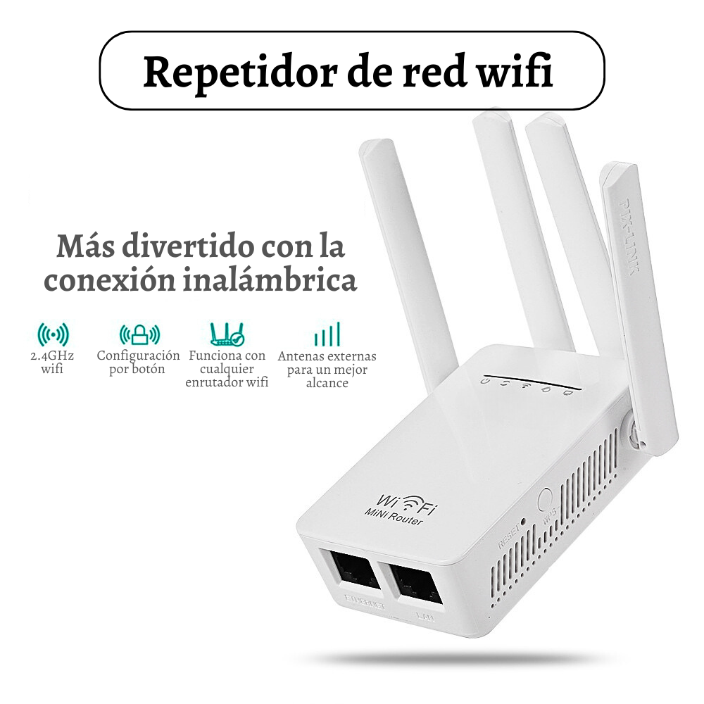 Extensor Wifi Repeater Steren Repetidor Y Punto De Acceso Wifi De