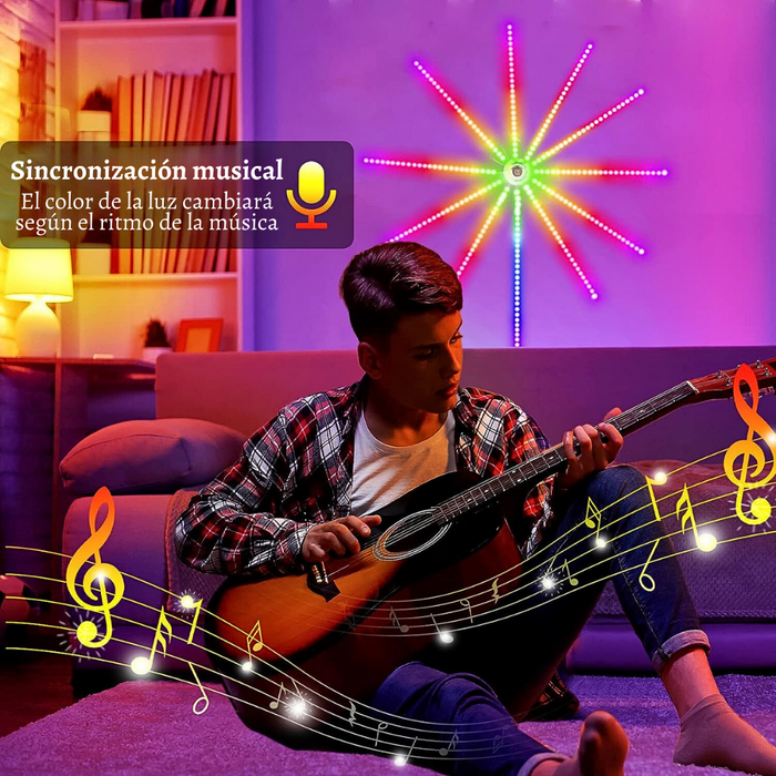 Cinta Led 5 Metros Conexión Usb - Led Lamp Luces Led Estilo Fuegos Artificiales