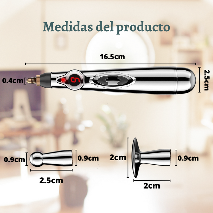 Pluma Electroestimulador Alivia Dolores Acupuntura Df-618 Massager Pen