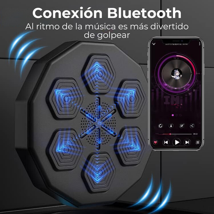 Máquina Boxeo De Entrenamiento Bluetooth Pared Doméstico Portátil