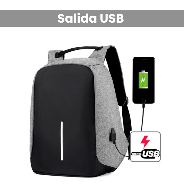 Mochila Xd Desing Antirrobo Maleta Impermeable Puerto Usb Laptop