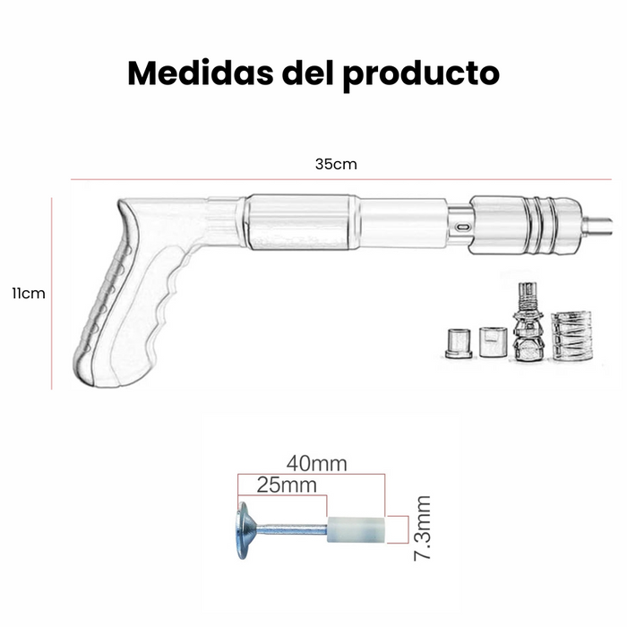 Herramienta Pistola De Clavos Manual Mini Máquina De Disparo Martillo Portátil