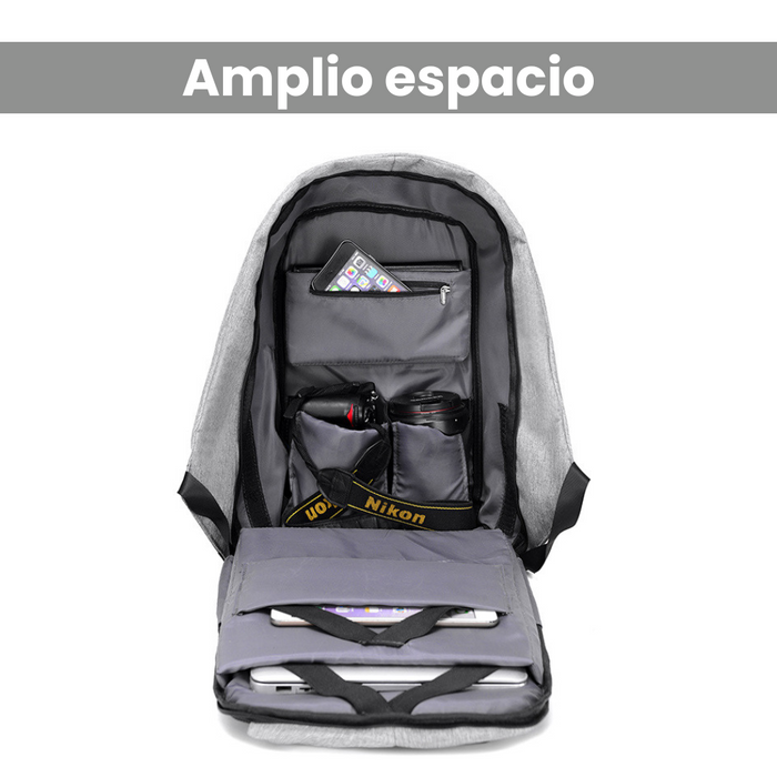 Mochila Xd Desing Antirrobo Maleta Impermeable Puerto Usb Laptop