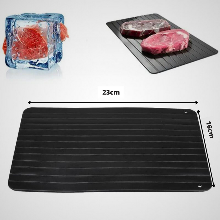 Tabla Descongelado Rápido De Alimentos Defrost Express 23x16cm Alumino