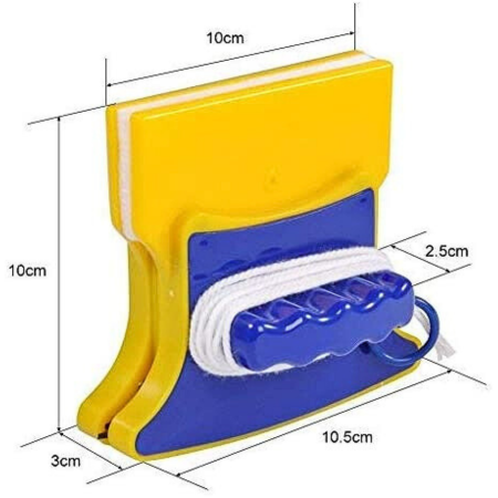 Cepillo Limpia Parabrisas Magnético Doble Cara Con Argolla De Seguridad