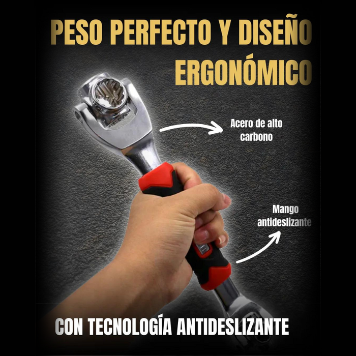 Llave Multitool 360 Grados  48 En 1 En Acero Inoxidable Multiusos Herramienta Dado