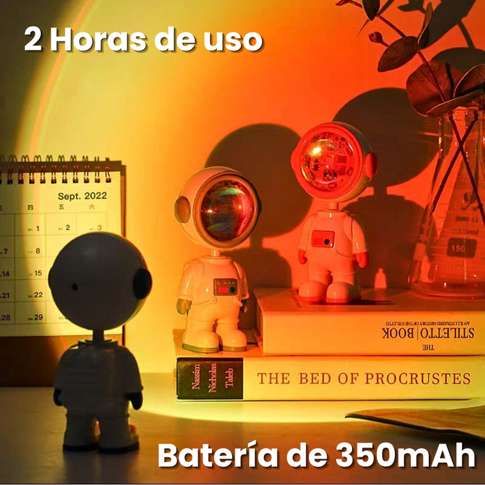 Mini Lámpara Astronauta Atardecer Sunet Lamp Lus Led Puesta De Sol