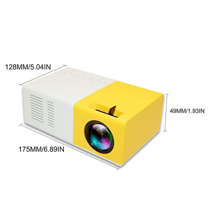 Mini Proyector Led YG300 Portátil Cine En Casa 60 Pulgadas HD InFocus