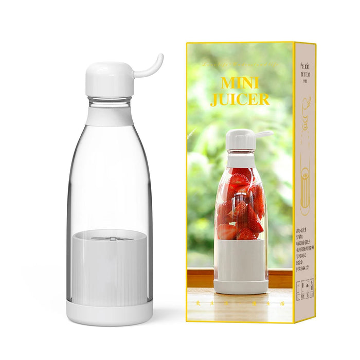 Mini Licuadora Personal Portátil Mini Juicer 350ml Recargable USB Malteadas