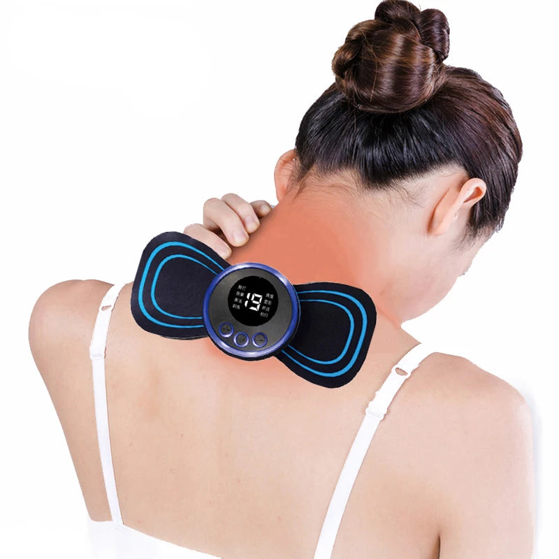 Mini masajeador eléctrico muscular recargable