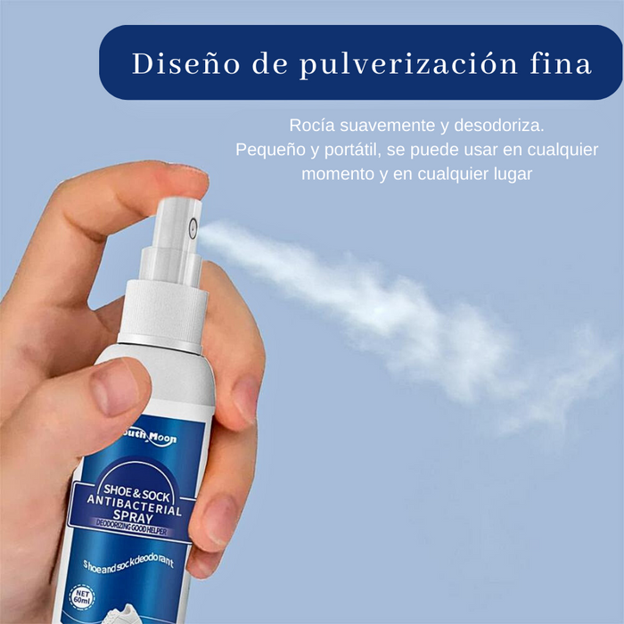 Spray Desodorizador De Zapatos y Calcetines A Base De Ingredientes Naturales