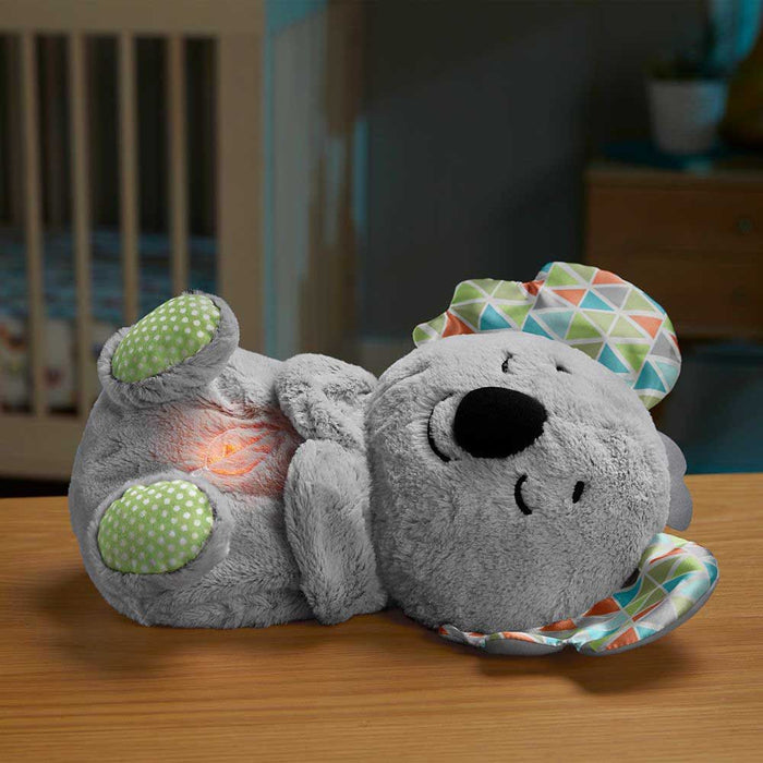 Peluche respiración sensorial, luz y sonido relajante con diseño Koala y Nutria